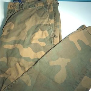 men’s camo pants size 38